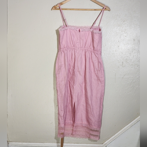 Reformation Pink Spaghetti Strap Dress - Picture 3 of 9